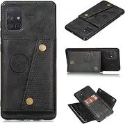 Compatible with Samsung Galaxy A53 5G Cover Case,Compatible with Samsung Galaxy A53 5G SM-A536B SM-A536B/DS SM-A536U PU Leather Stand Phone Case Cover Black