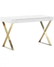 Pangea Home Gold X-Leg Desk NoSize NoColor