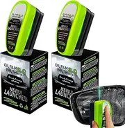 2025 Upgraded Oil Film Brush 2.0, Clear Vision Glass Cleaner, Clearview Shield Clear Vision Windshield Cleaner, Oil Film Cleaning Brush for Car Windows, Car Cleaner (1, 3 PCS)