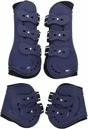 Toyvian 4 Pcs Horse Leg Guard Boots Stylish Protective Gear for Jumping and Trail Riding Easy to Use with Enhanced Protection for Various Leg