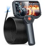 Upgraded 5'' IPS Endoscope Camera with Light, 1080P HD Borescope for Sewer In...