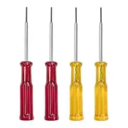 FIKLOTA 4-Piece Serger Screwdriver Set - 1.5mm, 1.6mm Hex Head Screwdriver for Singer, Brother, Janome, Juki, Babylock, Elna, Kenmore, White, New Home, and More Overlock Sewing Machines Needle