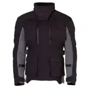 MERLIN SOLITUDE D3O BLACK GREY LAMINATED WATERPROOF MOTORCYCLE MOTORBIKE JACKET