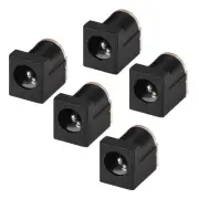DC-012 5.5mmx2.1mm DC Power Jack Socket 3 Pin Female Panel Mount Connector 5pcs