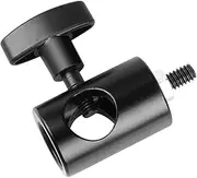 TEHAUX Horizontal and Vertical Tripod Lamp Adapter Photography Light Stand Adapter Durable Camera Flashlight Holder for Professional Photographers
