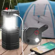 3000 Large Capacity Hand Crank Solar Camping Lantern Portable Ultra Bright Led T