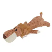 Plush Dog Toys Interactive Teeth Grinding Squeaky Stuffed Dog Toys for Small Medium Dogs