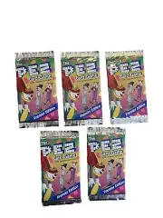 5 Sealed Pez Card Game Premier Edition Unopened Packs!! RARE FIND!!!