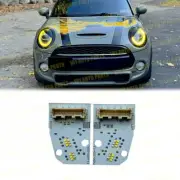 YELLOW ANGEL EYES DRL LED BOARDS FOR MINI Cooper F55 F56 LCI HEADLIGHT (for: Mini)