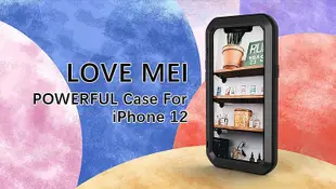 LOVE MEI適用蘋果12手機殼金屬三防套iPhone12Pro Max保護套防摔