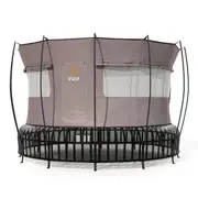 VULY Thunder 2 Pro Extra Large 16ft Springless Trampoline with Enclosure - Trampolines Bundle With Tent Wall and Shade Cover