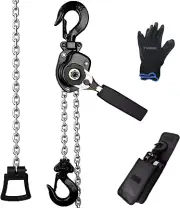 Manual Lever Hoist Come Along 1/4 Ton 10ft Lift G80 Chain For Lifting Pulling Bu
