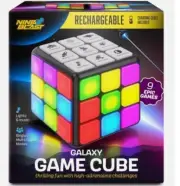 Rechargeable Game Galaxy Cube 9 Fun Brain & Memory Games Cool Open Box