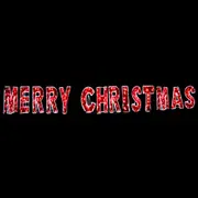 Samland Merry Christmas Commercial Led Light and Garland Display