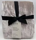 West Elm Lush Crinkle Velvet FULL QUEEN Duvet Cover ~ Sand