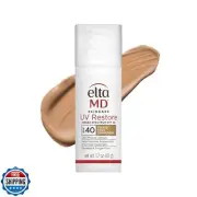 EltaMD UV Restore Tinted Sunscreen for Face SPF 40, Tinted Mineral Sunscreen