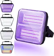 Rechargeable LED UV Black Lights, 100W 395Nm 9600 Mah Battery Powered Blacklight