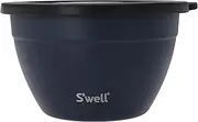 S'well Salad Bowl Kit, Azurite 1.9L - Salad Lunch Box with Condiment Container and Removable Tray - Leak-Proof and Dishwasher Safe