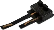Model Train Power Connection Clips HO Scale, 1/87 Accessories for DIY, Black