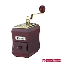 在飛比找PChome24h購物優惠-Tiamo NO.1頂級手搖磨豆機鈦金款-紅木色 (HG61