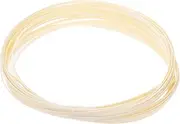 TOPPERFUN 10pcs Guitar Edging Guitar Binding Trips Guitar Decor Guitar Inlay Guitar Binding and Purfling Trim Edge for Acoustic Guitar Ukulele Inlay Guitar Edge Protector Abs White