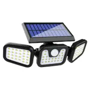 LUMIRO 74 LED Solar Powered Sunlight 3 Modes PIR Motion Sensor Lamp