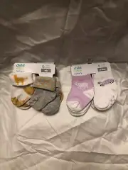 New With Tags Two Piece Set Child Of Mine Socks One Size NB One Size 0-6M Sku251