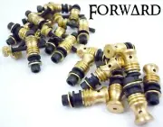 10 Brass Tattoo Machine Binding Post Sets Complete Washers Screws Forward Tattoo
