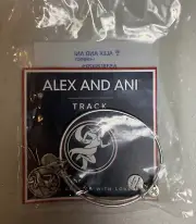 Alex and Ani TEAM USA Olympics TRACK Run Silver Tone Charm Bangle New W /Tags