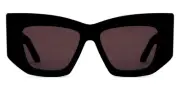 Alexander McQueen AM0448S Sunglasses Women Black 53mm New 100% Authentic