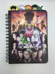 Hunter X hunter spiral notebook 8.5 x 6” no