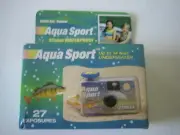 Aqua Sport 35 mm Waterproof Single Use Camera 400 ISO 27 EXP