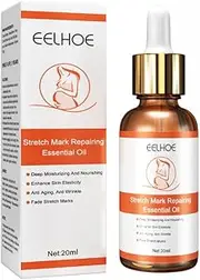 Stretch Marks & Scar Defense Oil W All Natural Coconut Oil + Rose Hips + Jojoba Oil + Sea Buckthorn Fights Stretch Marks & Signs of Scars - 20Ml