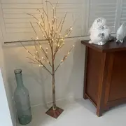 Christmas Complete Natural Birch LED Twig Tree 1.5m
