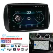 9" Android 9.1 1+16GB Car Stereo Radio GPS WIFI For Smart Fortwo 15-19 w/Canbus (for: Smart)