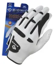 Bionic StableGrip Golf Glove - Mens - White - Leather