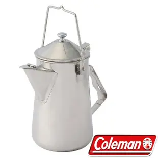 【美國 Coleman】經典復古式不鏽鋼火爐茶壺.開水壺.泡茶壺(CM-26788)