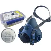MAXISAFE P3 Carbon Silicone Half Mask for Asbts Silca Weld GP Kit - Large R7500GK-L