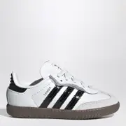 [adidas Originals] Samba white/black sneakers with elastic laces 23 EU White