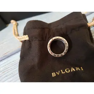 BVLGARI 寶格麗Save the Children 純銀單圈黑色陶瓷戒指