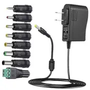 12V 2A Power Supply Regulated 12 Volt DC Power Adapter with 12V 2A AC Adapter
