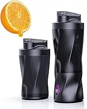 Portable Blender, 700ML Blender Smoothie Maker with 6-Leaf 3D Stereoscopic Mixing Knife and Travel Lid, USB Juicer Cup 22000 RPM, for Office, Gym, Kitchen