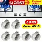 6x Alloy Home Kitchen Gas Stove Knobs Cooker Oven Cooktop Metal Switch ContrNW