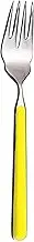 Mepra AZB10G61121 Fantasia Table Fish Fork – [Pack of 24], Yellow, 19.5 cm, Stainless-Steel Dishwasher Safe Tableware