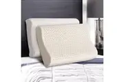 Giselle Bedding Natural Latex Pillow 2-Zone Twin Pack