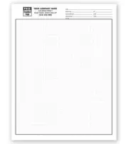 1000 Graph Papers / Standard 1/4" / Padded / Nebs Deluxe # 205