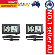 Dual Function Digital Temperature & Humidity Gauge - 2-Pack for Home and Garden