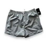 New Quiksilver Everyday Volley Exercise Running Shorts Women's Large Gray