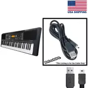 Yamaha PSR-E363 Portable Keyboard USB Cable Transfer Cord Replacement