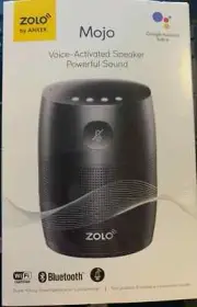 Zolo Mojo by Anker Google Assistant Chromecast Bluetooth Speaker - Black